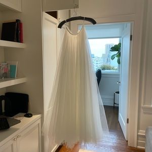 Polly overskirt, small, ivory